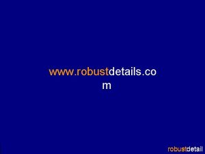 www robustdetails co m robustdetail Part E Robust