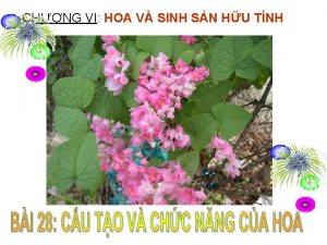 CHNG VI HOA V SINH SN HU TNH