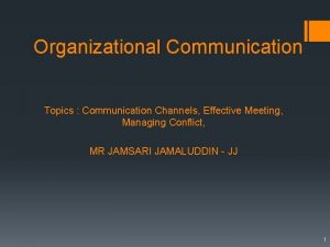 Organizational communication topics