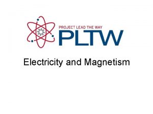 Electricity and Magnetism Electricity and Magnetism What is