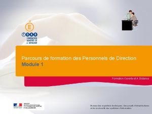 Parcours de formation des Personnels de Direction Module