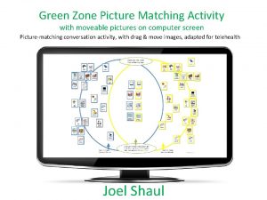 Green Zone Picture Matching Activity with moveable pictures