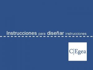 Instrucciones para disear instrucciones Subir o bajar entrar