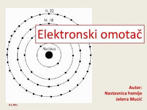 Raspored elektrona po energetskim nivoima