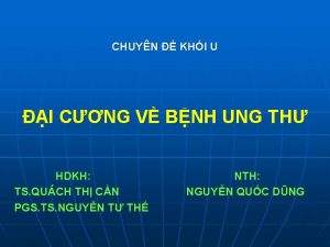 CHUYN KHI U I CNG V BNH UNG