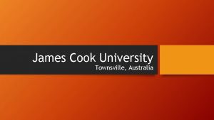 James Cook University Townsville Australia Career Medicine I