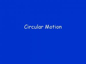 Circular Motion Concep Test B A C v