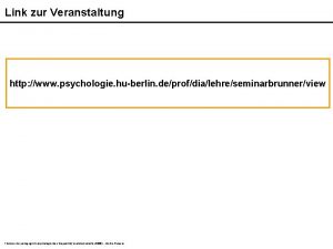 Master psychologie hu berlin
