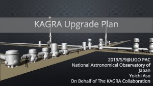 KAGRA Upgrade Plan 201959LIGO PAC National Astronomical Observatory