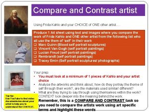 Compare and contrast frida kahlo and diego rivera