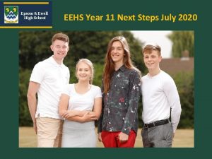 Epsom Ewell High School EEHS Year 11 Next