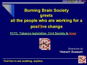 www burningbrain org Burning Brain Society greets all