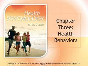 Chapter Three Health Behaviors Copyright 2015 Mc GrawHill