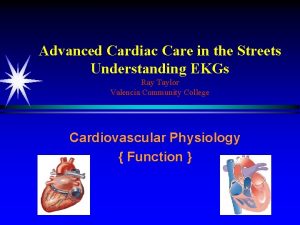 Advanced Cardiac Care in the Streets Understanding EKGs