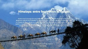 Himalaya entre fascination et danger Auriezvous le courage