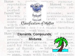 Classification of Matter Elements Compounds Mixtures An Overview