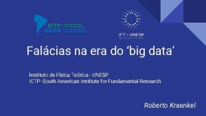 Falcias na era do big data Instituto de