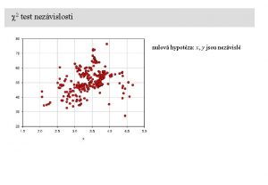 c 2 test nezvislosti nulov hypotza x y