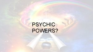 PSYCHIC POWERS TOPIC PSYCHIC ILLUSIONS READING BLACKMORE 1992