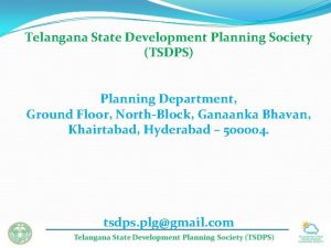 Telangana development planning society