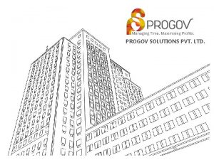 PROGOV SOLUTIONS PVT LTD Company Profile Progov Solutions