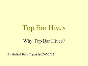 Top Bar Hives Why Top Bar Hives By