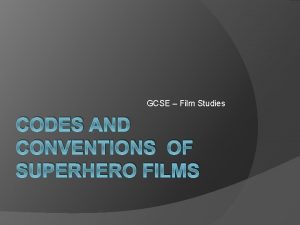 Superhero genre conventions
