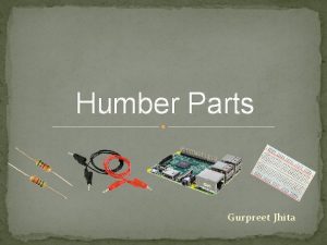 Humber Parts Gurpreet Jhita Introduction Humber Parts is