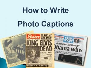 Cutline caption examples