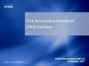 Kpmg tas Kpmg tas