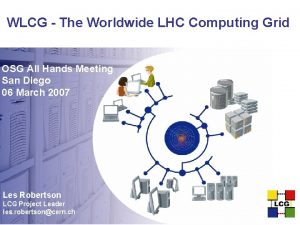 Worldwide lhc computing grid