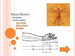 ORANT indekiler Orant eitleri Ters Orant Doru Orant