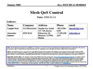 January 2008 doc IEEE 802 11 080068 r