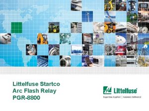 LITTELFUSE STARTCO Littelfuse Startco Arc Flash Relay PGR8800