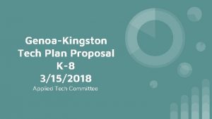 GenoaKingston Tech Plan Proposal K8 3152018 Applied Tech