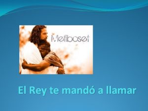 El rey te mandó a llamar biblia