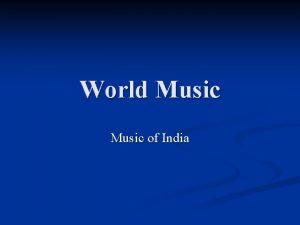 World music india