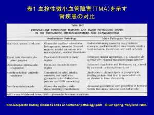 1 TMA NonNeoplastic Kidney Diseases Atlas of nontumor