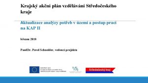 Krajsk akn pln vzdlvn Stedoeskho kraje Aktualizace analzy