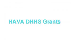 HAVA DHHS Grants Annual Training for County Election