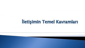 letiimin Temel Kavramlar nternet demokrasi ve kamusal alan