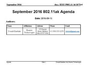 September 2016 doc IEEE P 802 11 161075