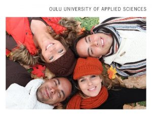 Internationalisation at Oulu University of Applied Sciences Players