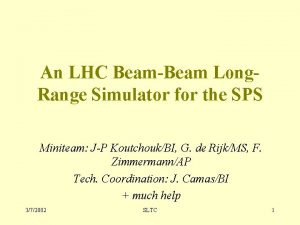 An LHC BeamBeam Long Range Simulator for the