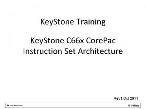 Key Stone Training Key Stone C 66 x
