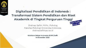 Digitalisasi Pendidikan di Indonesia Transformasi Sistem Pendidikan dan