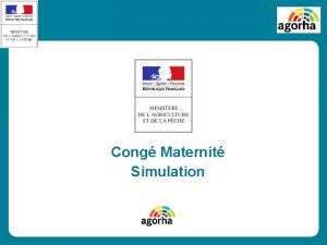 Cong Maternit Simulation Dure de stage et cong