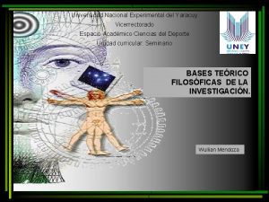 Universidad Nacional Experimental del Yaracuy Vicerrectorado Espacio Acadmico