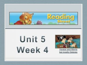 Horace and Morris but mostly Delores Horace and Horace and Morris but mostly Delores Horace and