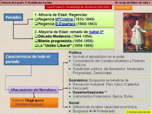 Historia de Espaa 2 Bachillerato Sociales IES Josep